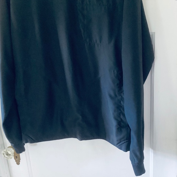 Duluth Trading Co. Men’s size M Bogey Black V-Neck LS Windbreaker Shirt Jacket - Picture 6 of 16